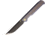 We Knife Co Ltd Model 710 Straight Up Blue Folding Knife, Framelock, 5in Closed, 4in Two-Tone Finish M390 SS Drop Point, Blue Textured Titanium Handle, Black Nylon Zippered Case, Blue, 710C
