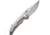 We Knife Co Ltd Riff-Raff BB Folding Knife, 4.13in Closed, 3.13in Bead Blast CPM-20CV Stainless Steel Blade, Bead Blast Titanium Handle, Nylon Case, WE22020B-4