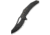 We Knife Co Ltd Weknife Epaulette Flipper &amp; Thumb Hole Knife Diamond Patterned Black Titanium Handle 3.45inch Black Stonewashed Bohler M390 Blade We24024-1 - WE24024-1