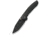 We Knife Co Ltd Weknife Micro Trogon Thumb Stud Knife Black Titanium Handle - WE24043-1