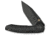 We Knife Co Ltd Weknife Micro Trogon Thumb Stud Knife Black Titanium Handle - WE24043-1