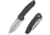 We Knife Co Ltd Weknife Micro Trogon Thumb Stud Knife Tiger Stripe Pattern Flamed Titanium Handle - WE24043-3