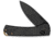 We Knife Co Ltd Weknife Nightblade Crossbar Lock Knife Black Titanium Handle 2.98inch Black Stonewashed Cpm 20cv Blade We22046-1 - WE22046-1