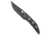 We Knife Co. WE Knife Co. Attor Integral Knife Black Ti + Gold Ti Inlay 3.6" Black SW, Black/Gold, CPM 20CV, adult, BHQ-203181