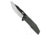 We Knife Co. WE Knife Co. Barracks Frame Lock Knife Dark Olive Titanium 3.9" Two-Tone, Green, Bohler M390, adult, BHQ-237101