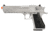 WE-Tech Desert Eagle .50 AE Full Metal Gas Blowback Airsoft Pistol by Cybergun, Silver, Medium, 090510 / CG-DE0101