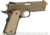 WE-Tech Full Metal 1911 Desert Warrior Socom 4.3 Airsoft Gas Blowback Pistol, Gun Only, Tan, WE-E011-T