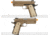 WE-Tech Full Metal 1911 Desert Warrior Socom 4.3 Airsoft Gas Blowback Pistol, Gun Only, Tan, WE-E011-T