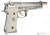 WE-Tech M9 Sword Cutlass Airsoft GBB Gas Blowback Pistol, Silver/Ivory, WE-M92L - Cutlass