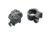 Weaver 1in Four Hole Skeleton Rifle Scope Rings, High, Matte Black 48361