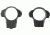 Weaver 1in. Grand Slam Rifle Scope Rings - Ruger 77, Medium, Gloss Black, Steel