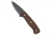 Wenger Blades Wenger Blades Companion Fixed Blade Knife Brown Burlap Micarta 2.75" Black, Brown, CPM MagnaCut, adult, BHQ-218114