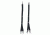 Wesol Distribution Y Style Shirt Stays w/No Slip Clip,Black,One Size Fits All WD-SSY02
