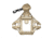 Wilcox WMS Universal Three Hole Shroud with Lanyard, Tan, 50200G01-T