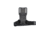 Wilder Tactical Modified UBL Mid Ride 1.5in Elastic Leg Strap w/ QLS Receiver, Black, Plastic Buckle, MUBLMIDLSBK150P