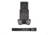 Wilder Tactical Multi Holster Platform w/QLS Receiver / 1in Web Strap, Plastic, Left, Black, MHPBKQLSBK1PUABMC-LH