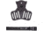 Wilder Tactical QUBL/VUBL Leg Strap Assembly, w/ 1in Webbing, Plastic Buckle, Multicam Black, QUBLLSAMCB1P