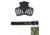 Wilder Tactical QUBL/VUBL Leg Strap Assembly, w/ 1in Webbing, Cobra FM Buckle, M81 Woodland, QUBLLSAM811FM