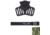 Wilder Tactical QUBL/VUBL Leg Strap Assembly, w/ 1in Webbing, Plastic Buckle, M81 Woodland, QUBLLSAM811P