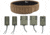 Wilder Tactical The Ultimate Operators Package 1.75in Quick Clip, Coyote/Ranger Green, Medium, UOP175QCCBRGMD