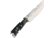 Wildsteer Bushcraft Knife, 10in Overall, 5.25in Brushed Finish 14C28N Sandvik SS Drop Point, Black Canvas Micarta Handle, Black Nylon Sheath, KOD.01 KODIAK