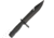 Wildsteer Combat Knife Fixed Blade Knife, 6.875in, Partially Serrated, Black Kraton Handle WSWAIF