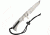 Wildsteer Folding Knife, stainless tanto blade, Black cord Handle WSWX13