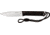 Wildsteer Wild Tech 2 Fixed Knife, SS Blade, Black and red speckled paracord wrapped handle WSWT2B