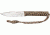 Wildsteer Wild Tech 2 Fixed Knife, SS Blade, Desert camo paracord wrapped handle WSWT2011
