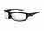 Wiley X Brick Single Vision Prescription Sunglasses, Gloss Black Frame, 857FSV