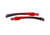 Wiley X Crush Sunglasses, Gloss Black/ Red Frame/ Clear, YFCRS01