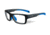 Wiley X Crush Sunglasses, Matte Grey/ Blue Frame/ Clear, YFCRS05