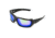 Wiley X Enzo Sunglasses, Matte Black Frame,Polarized Emerald Mirror Amber Lens CCENZ07