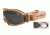 Wiley X Nerve Sunglasses - 2 Lens Package - Smoke Grey &amp; Clear / Tan Frame R-8051T