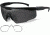 Wiley X PT-1 Sunglasses - Matte Black Frame w/ Smoke Grey Lens w/ RX Insert PT-1SRX