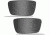 Wiley X Revolvr Black OPS Tactical Replacement Parts - Smoke Grey Lens *LENS ONLY* SSREV1S