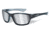 Wiley X Street Series Moxy Sunglasses,Black Streak Frame,Silver Flash Smoke Grey Lens SSMOX02