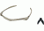 Wiley X Vapor Sunglass Frame,Tan 351F