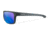 Wiley X WX Kingpin Safety Sunglasses, Matte Graphite Frame, Captivate Pol Blue Mirror Lens, ACKNG19