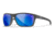 Wiley X WX Kingpin Safety Sunglasses, Matte Graphite Frame, Captivate Pol Blue Mirror Lens, ACKNG19