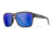 Wiley X WX Trek Sunglasses, Gloss Crystal Dark Grey Frame, Captivate Polarized Blue Mirror Lens, AC6TRK09