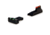 Williams Gun Sight Target Pistol Sights, Browning Buckmark, Rear Sight Length Under 1in, Green/Red, 70232