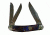 Winchester Knives 3 3/4in 3 Blade 30.30 Cartridge Shield Series Three Backspring Whittler Folding Knife w/Celluloid Handle W 18 30049