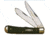 Winchester Knives 3 5/8in, 2 Blade Canoe w/ Black Jigged Delrin Handle W 20 29017