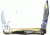 Winchester Knives 3 1/2in, 3 Blade Whittler Folding Knife w/ Stag Handle W 15 3571 S