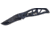 Winchester Knives 4 1/2in, 1 Blade Body Lock Knife, Black Titanium Winchester Handle, Clam Pack W 40 14009