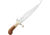 Windlass Mexican Bowie, 10 satin finish carbon steel bowie blade, Brown wood handle, 403527