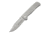 WithArmour Stones Lockback Folding Knife, 4 stonewash finish D2 tool steel blade, Titanium handle, WA-092SW