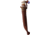 Wood Jewel Curly Birch Fixed Blade Combo, 7.75in Overall, 3in Carbon Steel Blade, Curly Birch Handle, Leather Sheath, 23J