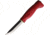 Wood Jewel Fixed Blade Red